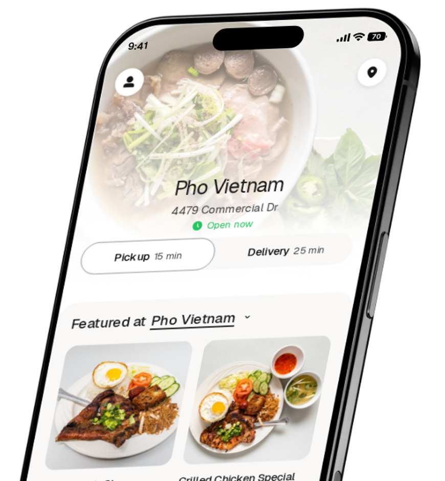 Pho Vietnam app preview